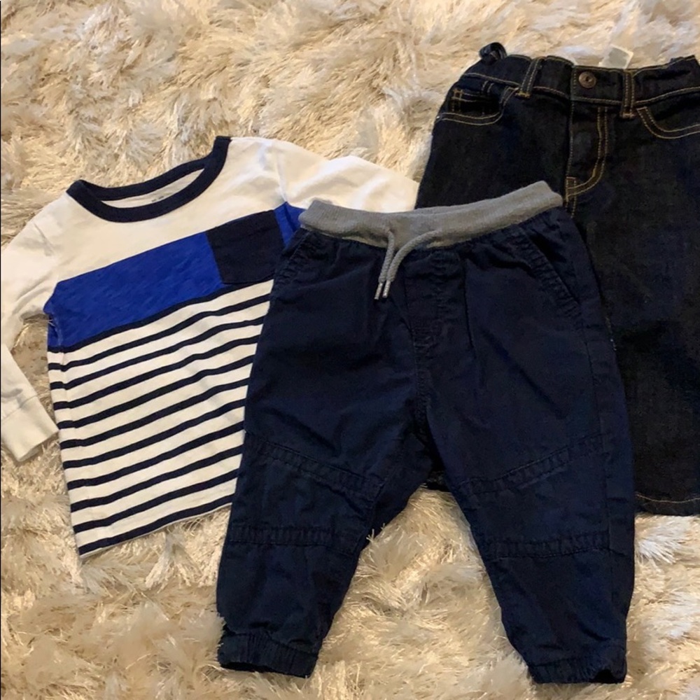 Bundle of OshKosh baby boy clothes
